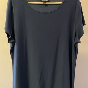 Roz & Ali Navy Short Sleeve Top